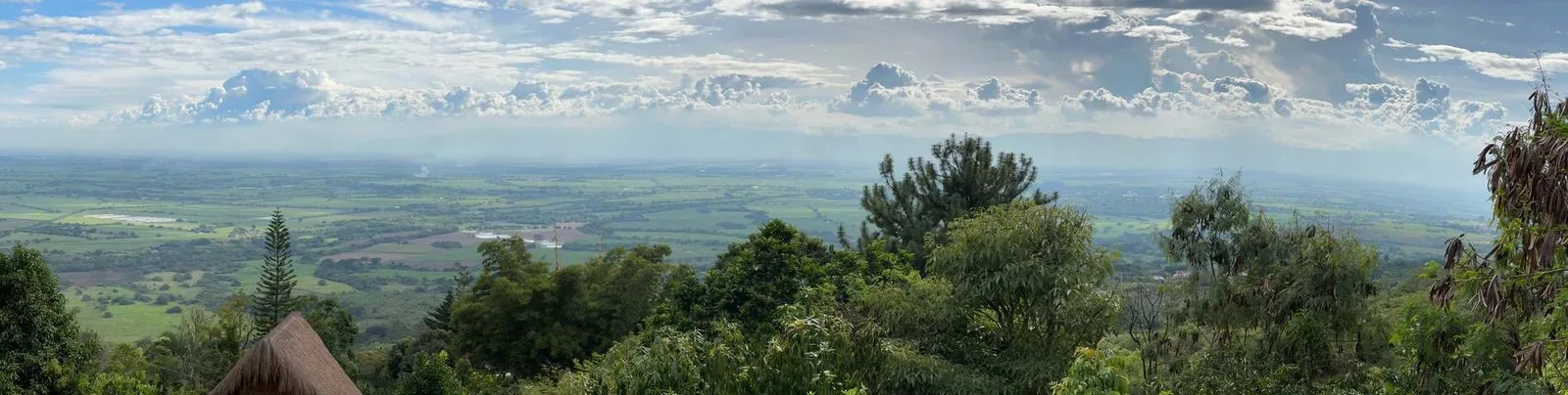 Panorama über das Valle del Cauca